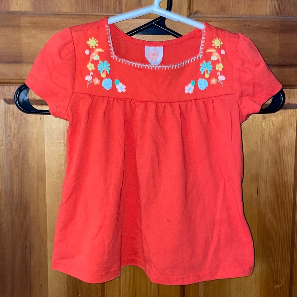 Girls tropical t shirt